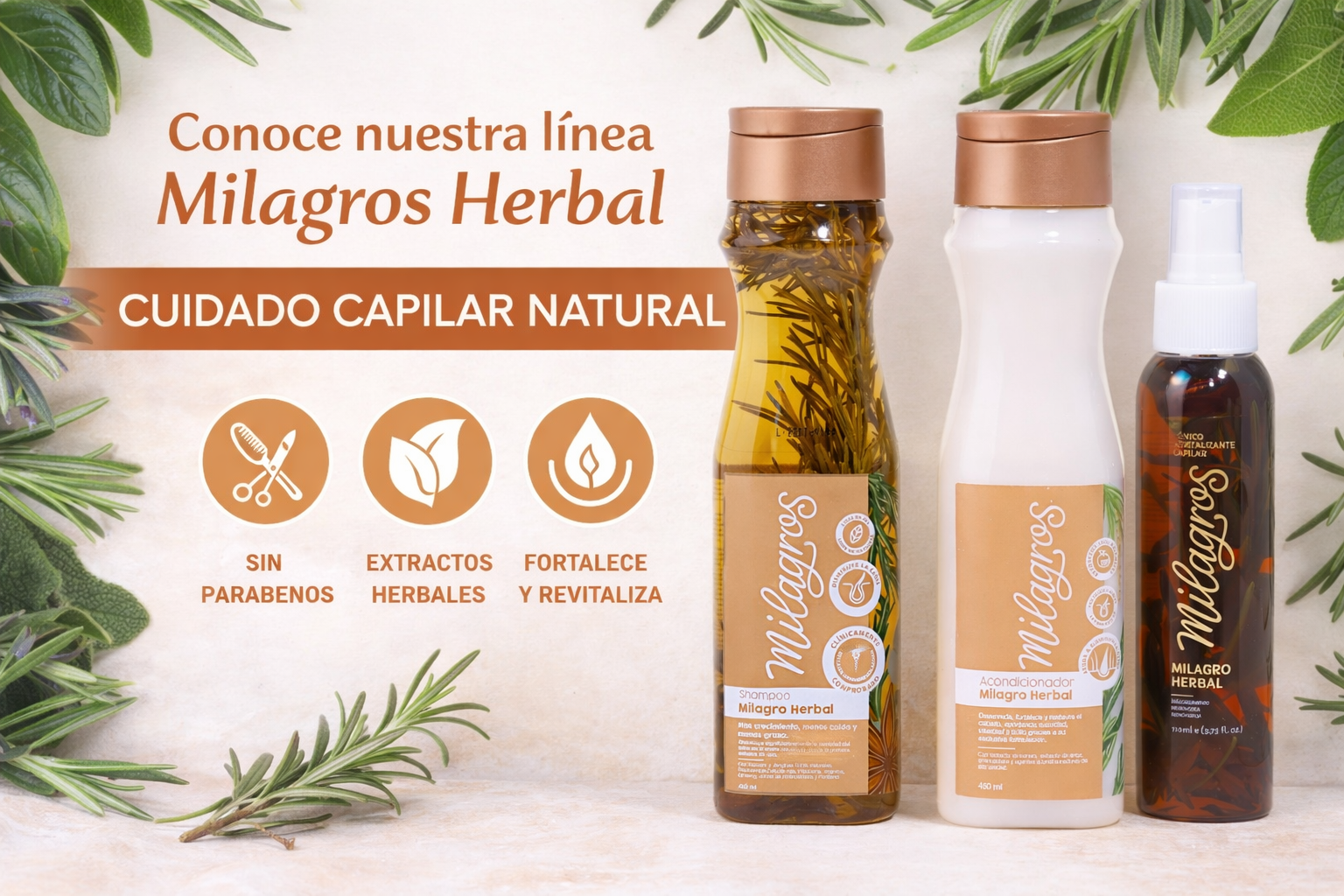 Kit milagros para la caída del cabello en Palmira