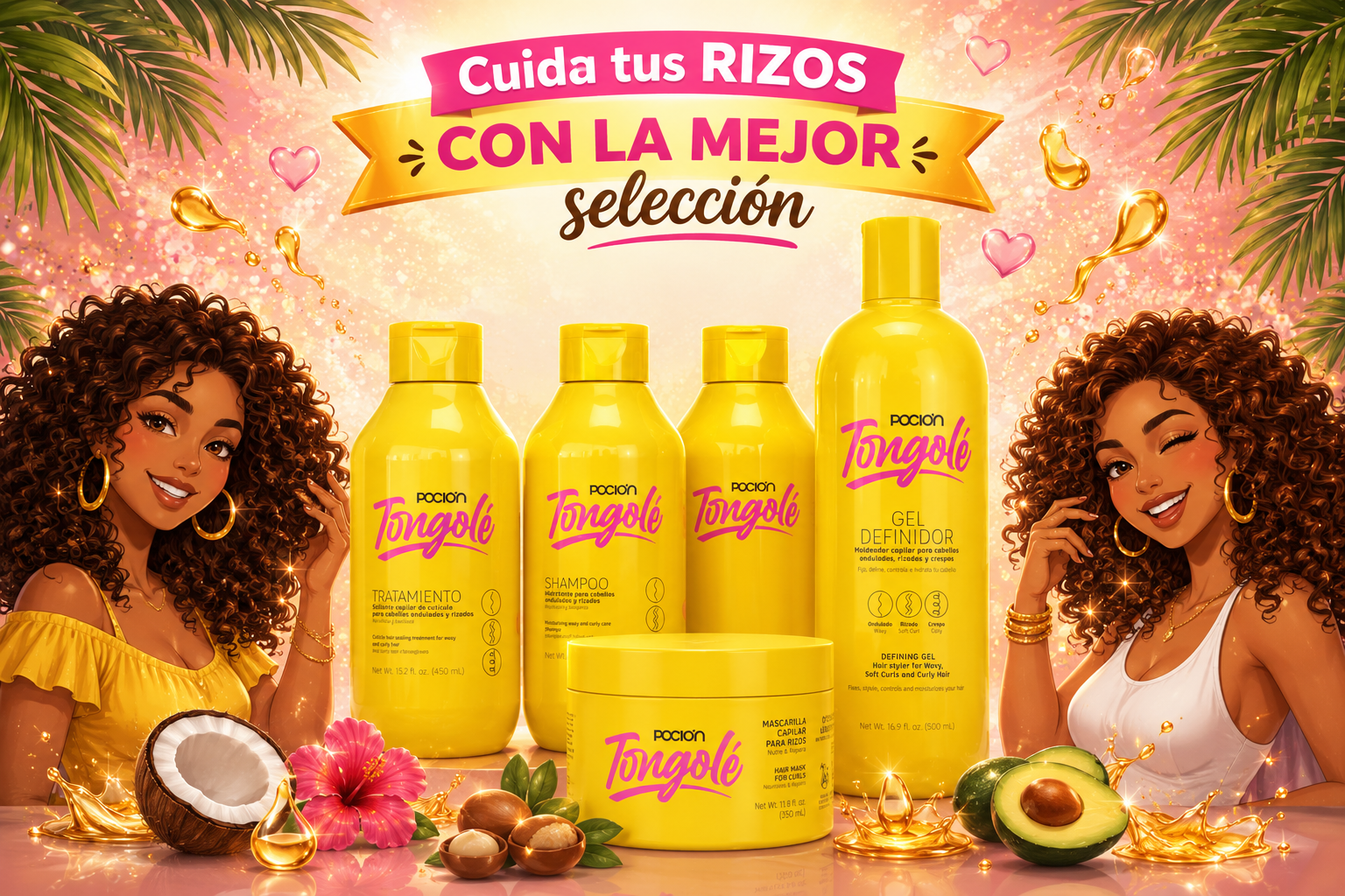 Kit tongolé para rizos poción